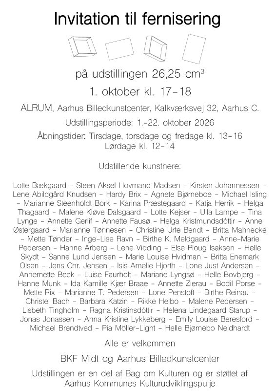 Invitation til BKF Midt fernis i ALRUM
