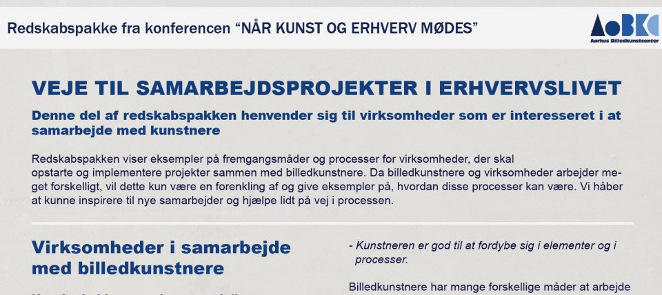 Vejen til samarbejdsprojekter